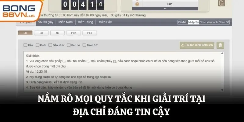 Nắm rõ mọi quy tắc khi giải trí tại địa chỉ đáng tin cậy