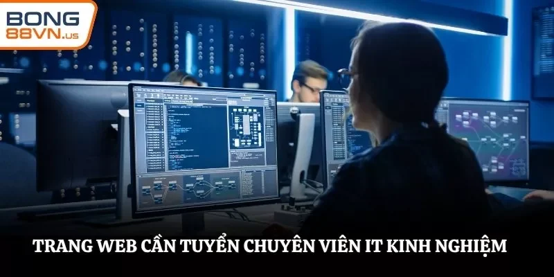 Trang web cần tuyển chuyên viên IT kinh nghiệm